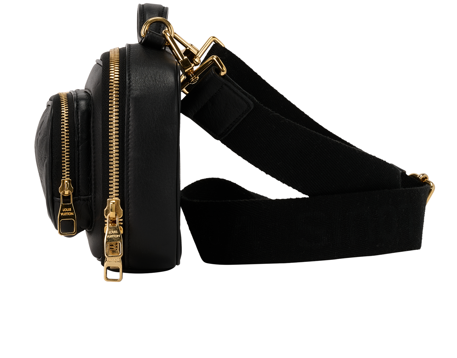 Utility Crossbody, &pound;1,250, Handbags, Black, Leather, Bottom view